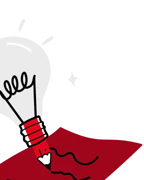 Light Bulb with Paper Icon